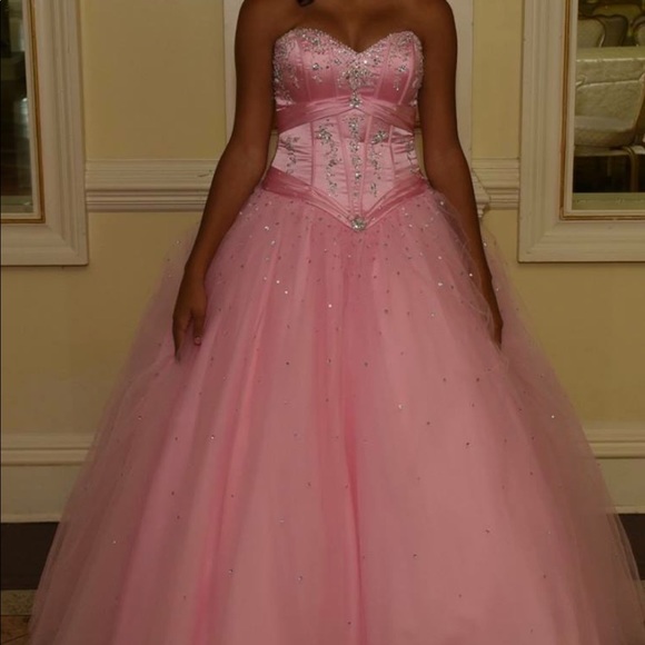 pink sweet 16 dress